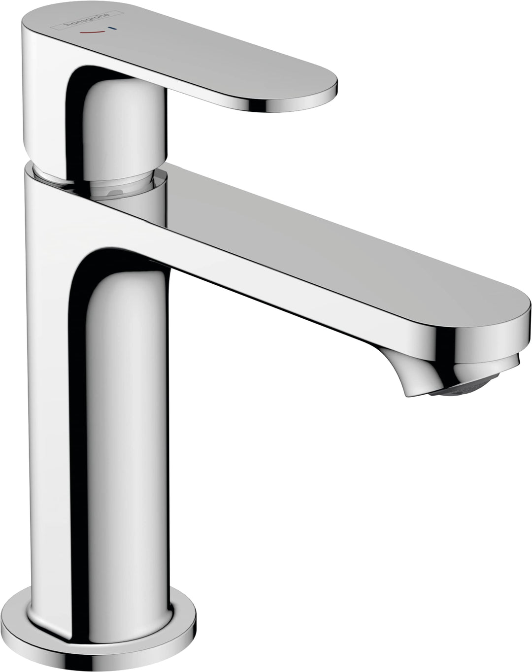 hansgrohe Rebris S - Waschtischarmatur ohne Ablauf, energiesparend (CoolStart), Wasserhahn Bad mit A