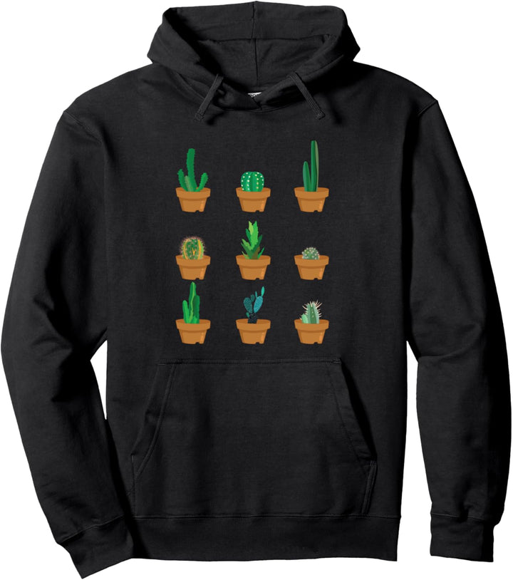 Kaktus Dornen Pflanze Garten Wüste Natur Fun Pullover Hoodie