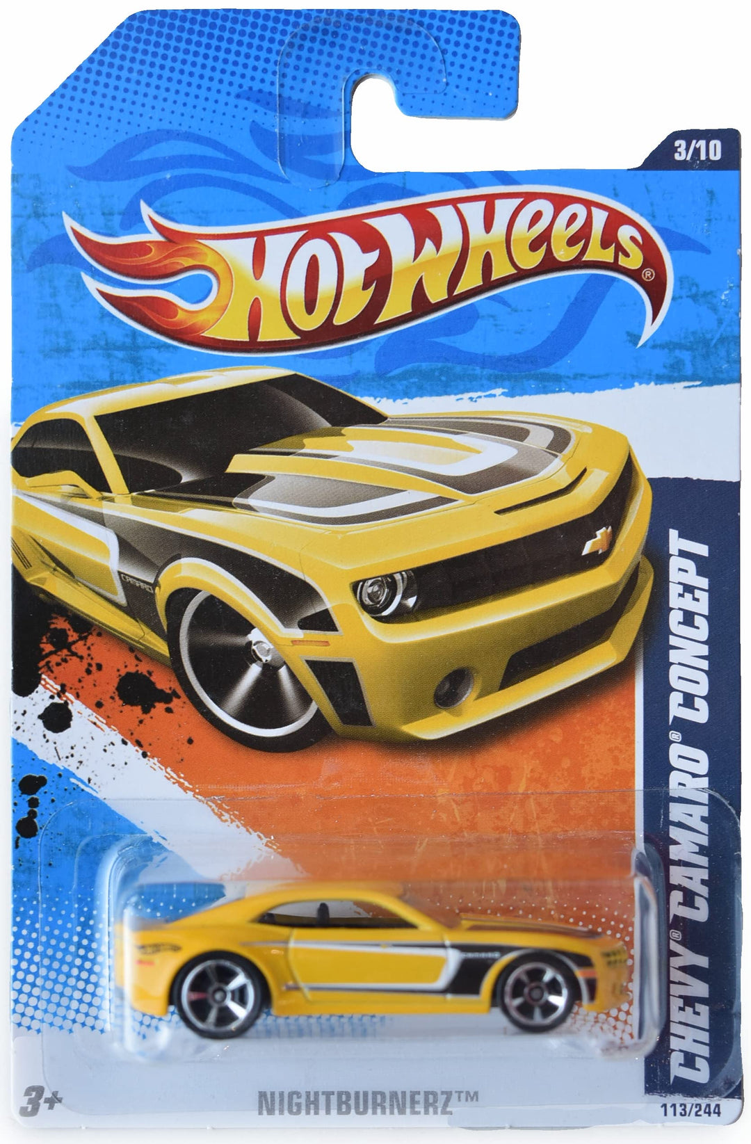 Hot Wheels Chevy Camaro Concept, Nightburnerz 3/10
