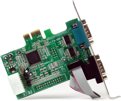 StarTech.com 2 Port Seriell RS232 PCI Express Schnittstellenkarte mit 16550 UART, 2 Port