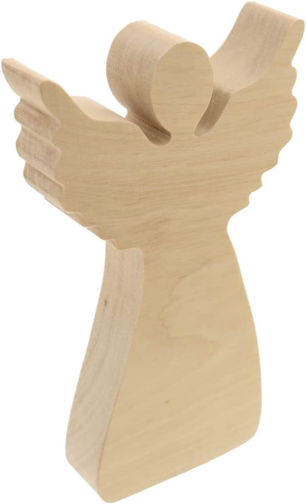 HOFMEISTER® Deko-Engel aus Holz, Weihnachtsdeko, Fensterdeko, Holzengel, als Glücksbringer oder Gesc