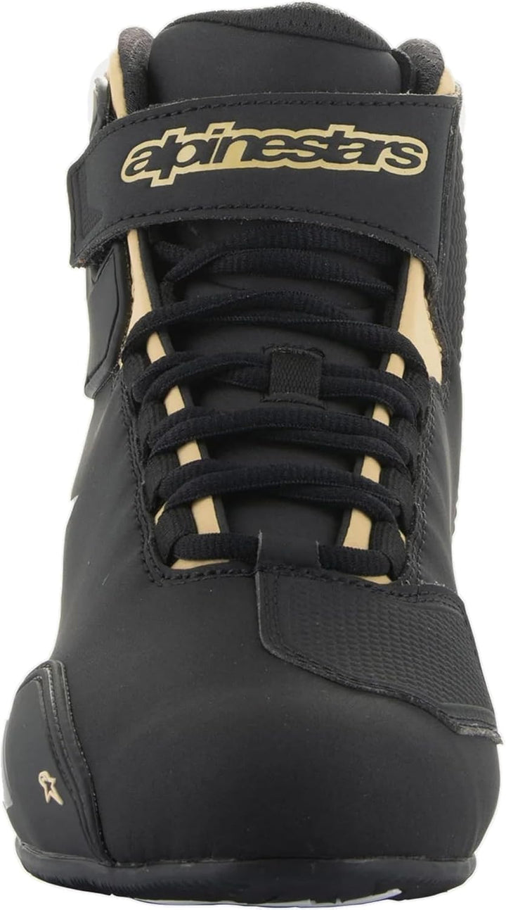Alpinestars Stella Sektor Shoe Damen Motorradsschuhe Schwarz Champagne 39.5 EU, 39.5 EU