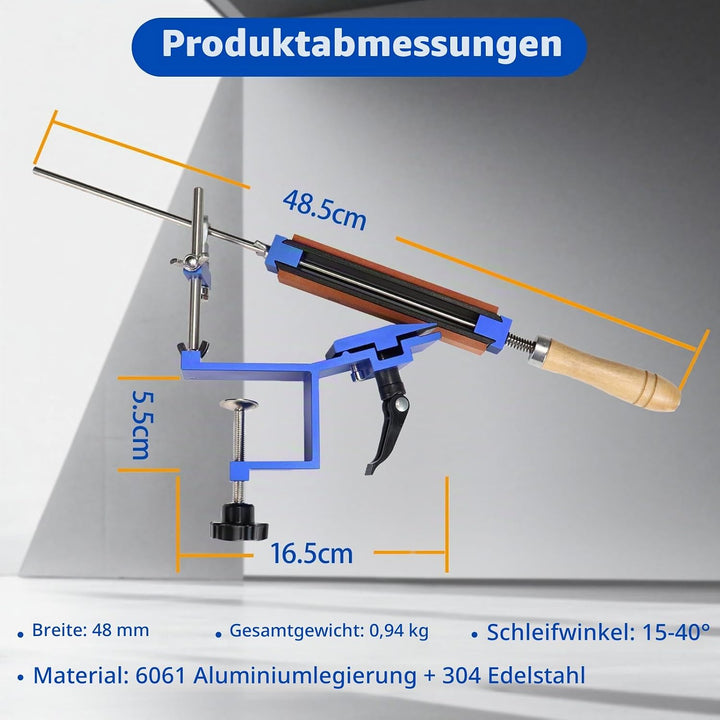 Professionelle 360 Flip Messerschärfer Werkzeug, Fixed Angle Küchenmesser Schärfen Tool Kit mit Quic
