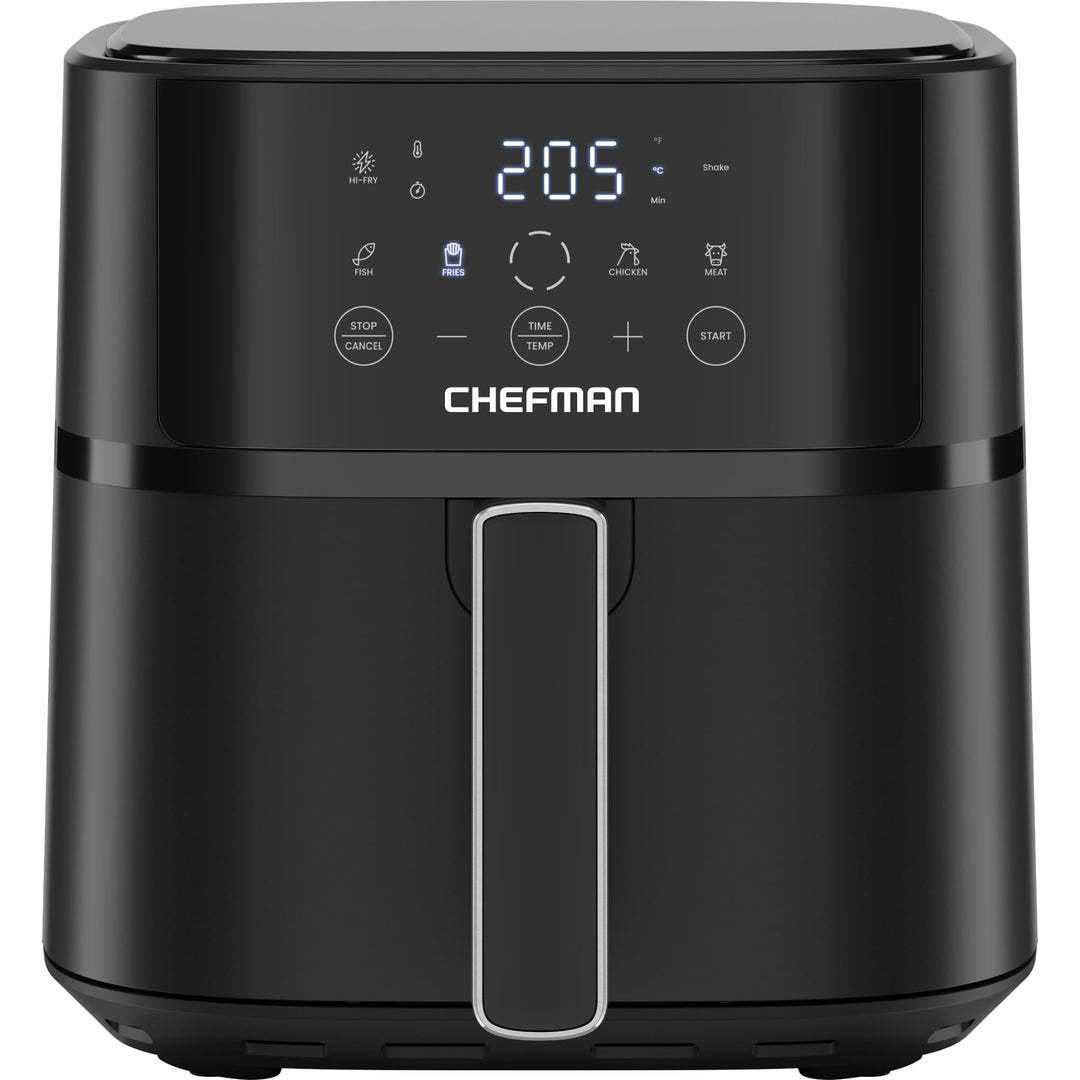 Chefman 5,7L Heissluftfritteuse, schnell & einfach, kompakte Heissluftfritteuse mit Hi-Fry Technolog