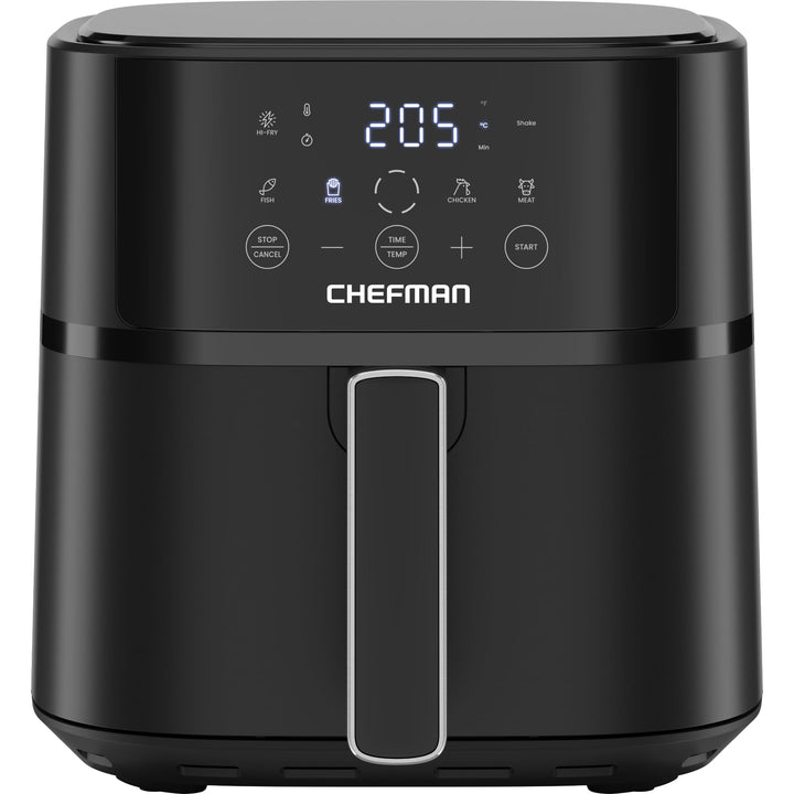 Chefman 5,7L Heissluftfritteuse, schnell & einfach, kompakte Heissluftfritteuse mit Hi-Fry Technolog