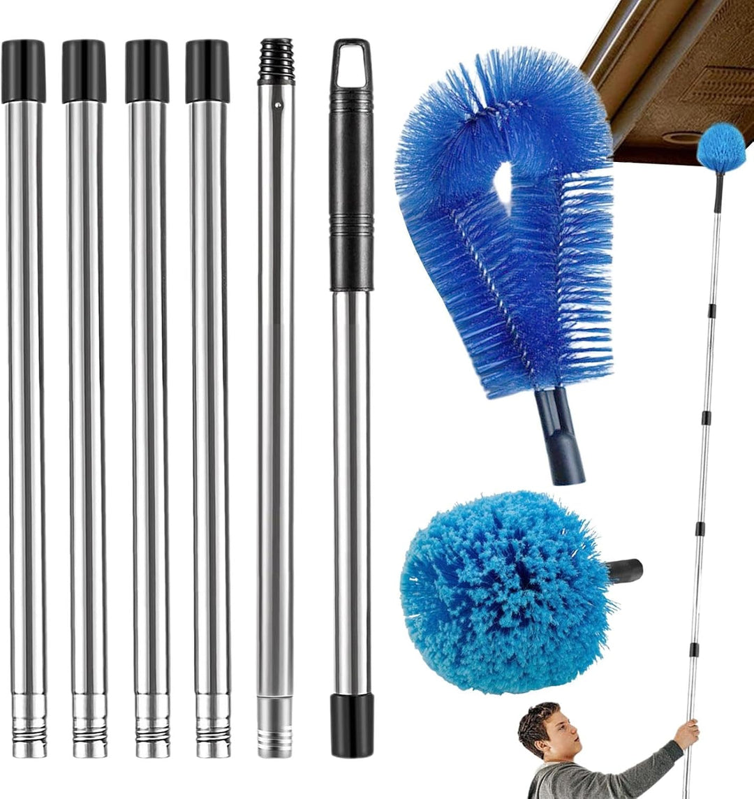 Dachrinnenreinigungsbürste, Blätter Reinigungswerkzeug, 4,9 m Dachrinnenreiniger, Dachrinnenreinigun