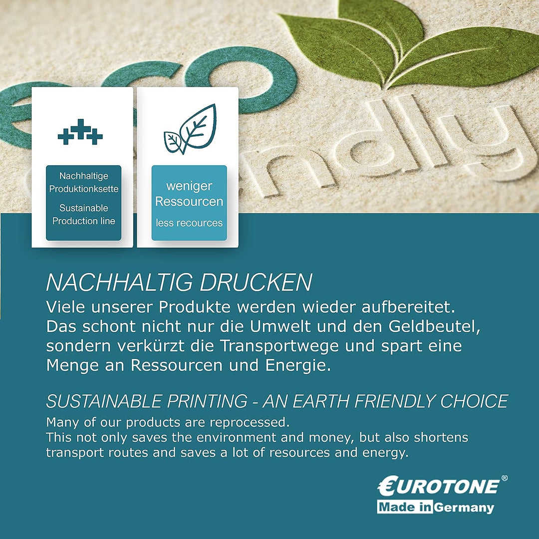 4X Eurotone Toner kompatibel für Canon I-Sensys MF 8450 ersetzt 711BK/717 Black Cyan Magenta Yellow