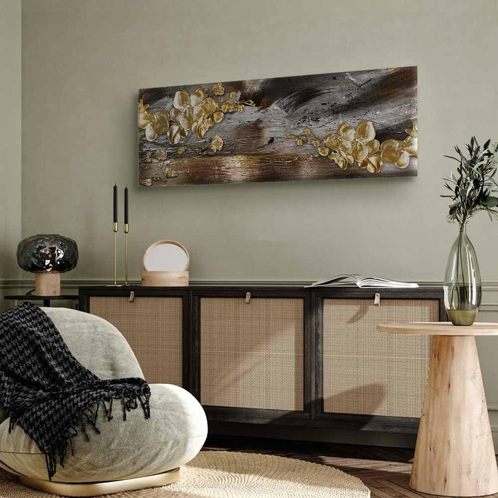 murando Akustikbild Abstrakt 135x45 cm Bilder Akustikschaum Hochleistungsschallabsorber Schallschutz