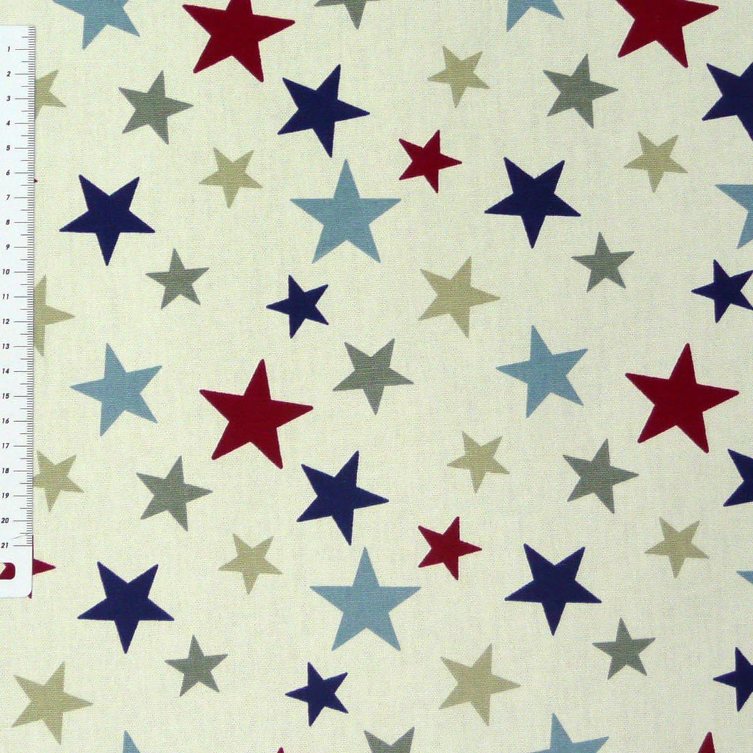 SCHÖNER LEBEN. Zugluftstopper Sterne Creme blau rot grau div. Grössen, Auswahl:100cm Länge ca. 100x1