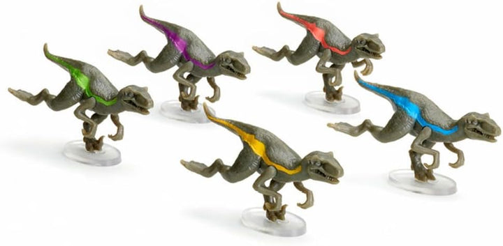FlexiQ Raptor Race - Gesellschaftsspiele ab 7 Jahren | Spiele für 2 Personen | Reisespiele Erwachsen