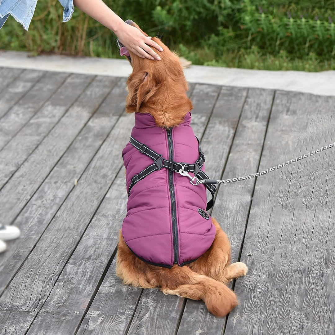 Hundejacke Winterweste Jacken Hundemantel Hundepullover Haustier Skifahren Kostüm Ärmellose Baumwoll
