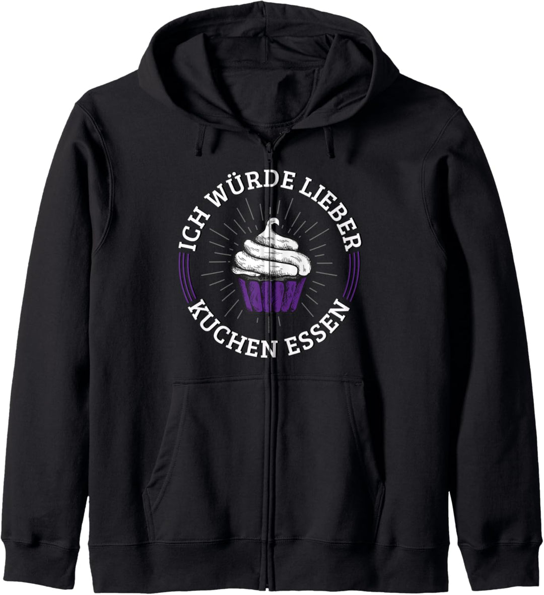 Asexuell Stolz Ich Würde Lieber Kuchen Essen Hemd Kapuzenjacke
