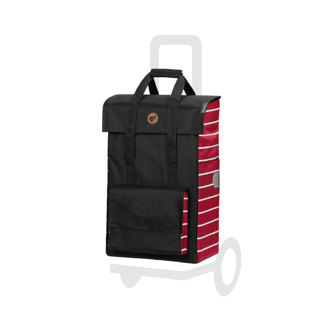 Andersen Einkaufstrolley Ersatztasche - 51 Liter - Seiten- & Fronttasche - Tragegriff - extra Innenf
