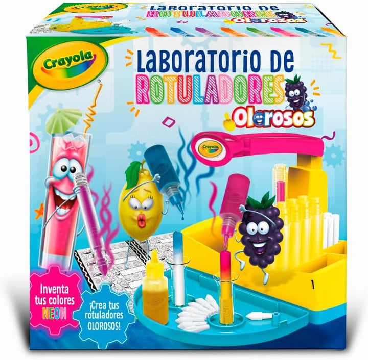 CRAYOLA - Neon-Geruchsmarker-Labor, erstellen Sie Ihre eigenen parfümierten Marker mit Neonfarben, k
