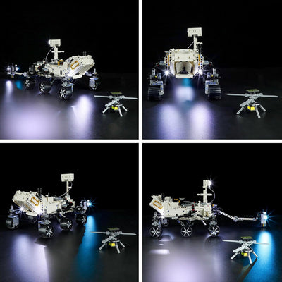 BRIKSMAX 42158 Led Licht für Lego NASA Mars-Rover Perserverance - Compatible with Lego Technic Baust