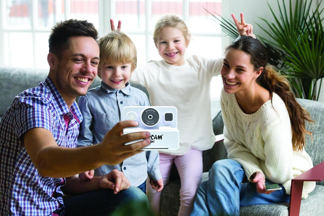 Lexibook, StarCAM Print HD, Kamera mit Sofortdrucker, Foto-, Video-, Selfie-, Musik- und Spielfunkti