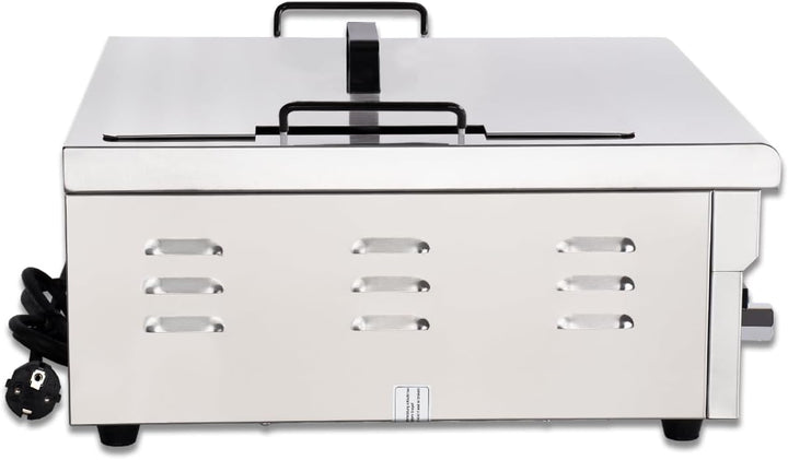 Beeketal 'BWF-181P' Profi Gastronomie Kaltzonen Fritteuse/Fettbackgerät (18 Liter Volumen für max. 1