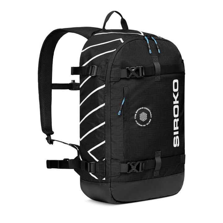 SIROKO Kompakter Rucksack, 18 l, für Schnee, Ski und Schnee, Schwarz Einheitsgrösse, Einheitsgrö
