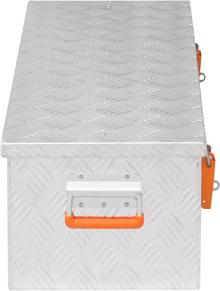 alubox Werkzeugkiste Riffelblech ABX-RL60 Aluminium 1,5mm Werkzeugkiste leicht und robust 60 Liter 0