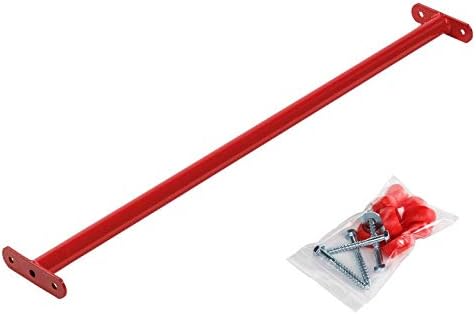 Gartenpirat Reckstange 125 cm rot mit Schrauben für Turnreck Spielgeräte Klettergerüst