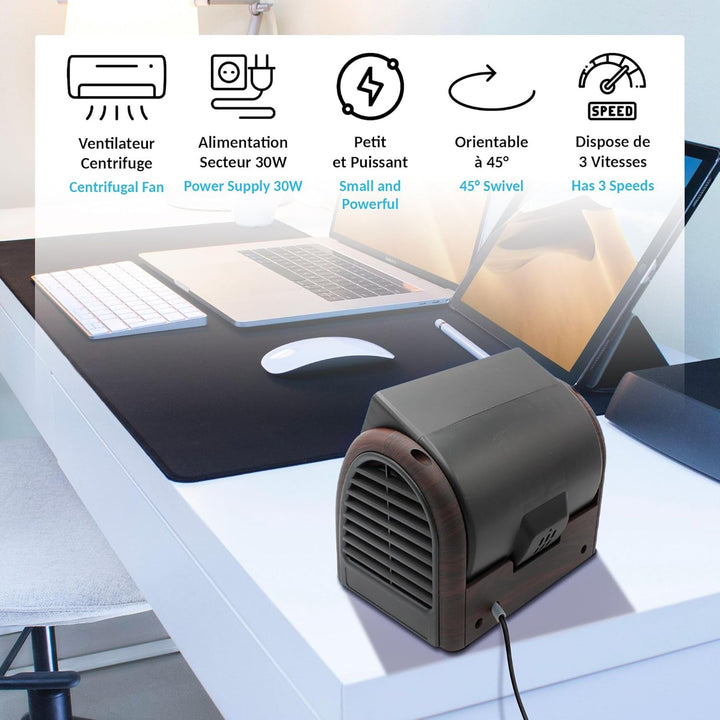 FISHTEC ® Radialventilator Turbo Doppel Turbine - 30W