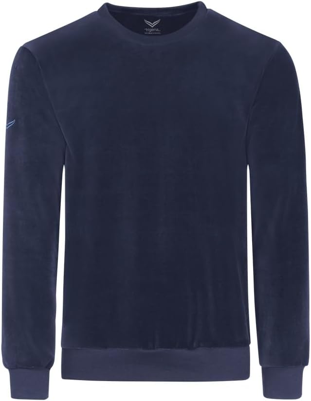 Trigema Herren Nicki-Shirt XL Navy, XL Navy