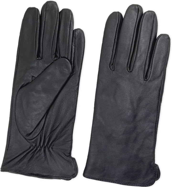 ZLUXURQ Damen Leder Handschuhe echtes Lammleder und mit Kaschmir Wolle gefütterte warme Winter Hands