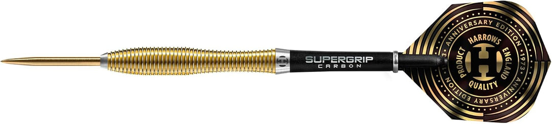 Harrows Steel Darts V-Wing 50 Years Golden Anniversary Edition 90% Tungsten Steeltip Dart Steeldart