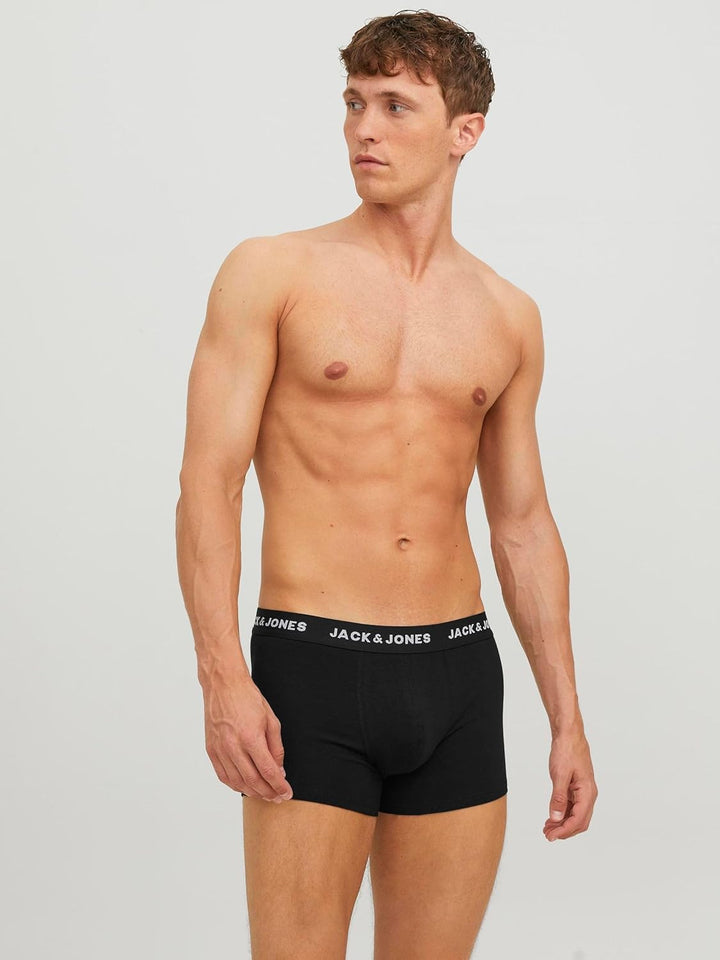 JACK & JONES Male Shorts 7er-Pack Shorts S Schwarz-weiss, S Schwarz-weiss