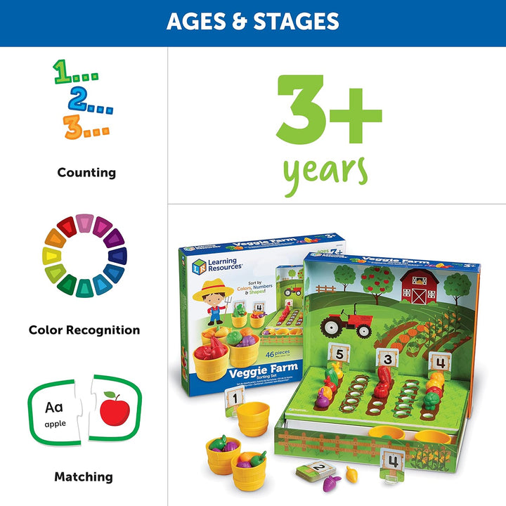 Learning Resources Gemüsehof – Sortierset Bauernhof, Bauernhof