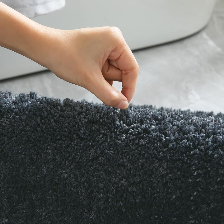 MIULEE Badezimmerteppich Teppich Badematte rutschfest Waschbar Badteppich Bettvorleger Badvorleger S