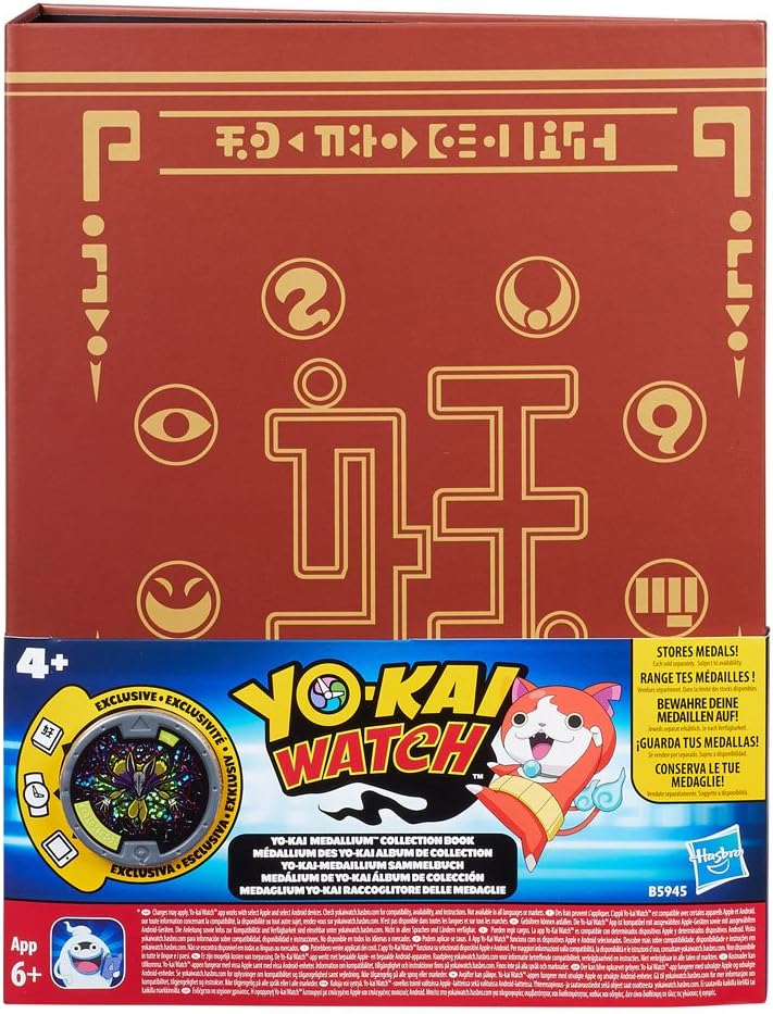 Hasbro Yo-Kai Watch B5945EQ0 - Sammelbuch inklusive 1 Medaille, Sammelspielzeug