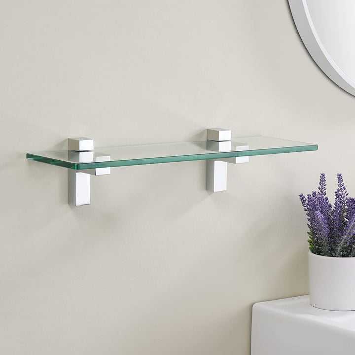 KES Duschregal Glasregal Duschablage Bad Glasablage 8mm Dusche Glas Ablage Badezimmer Wandregal mit