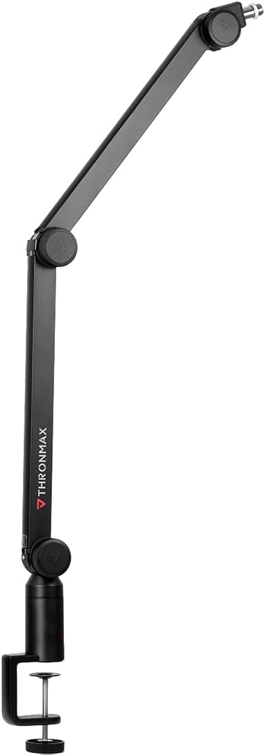 Thronmax Caster-Stand (S1) Mikrofonhalterung mit innenliegender Federkonstruktion für professionelle