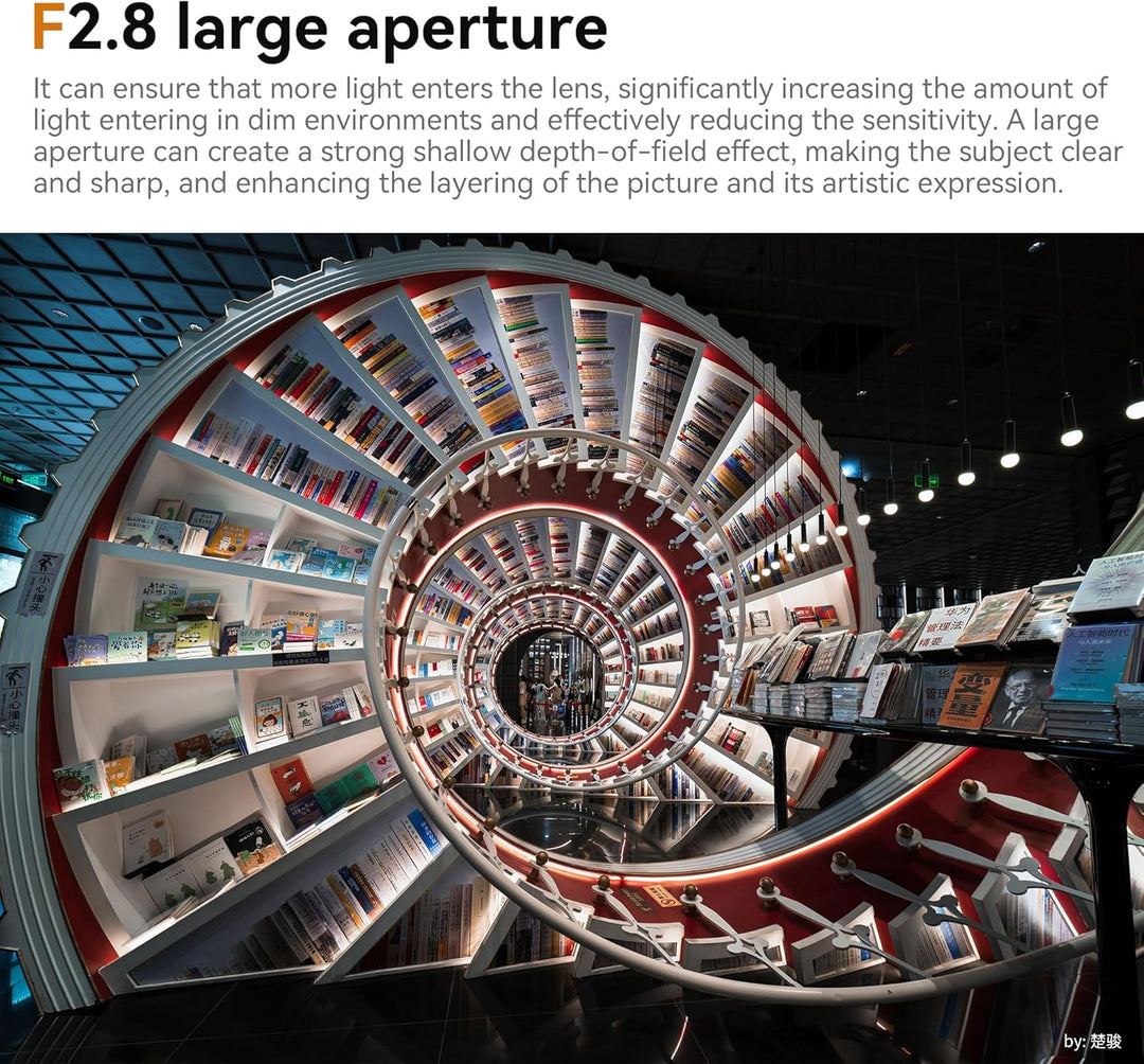 7Artisans 14 mm F2.8 Objektiv für Nikon Z-Mount Objektiv, Weitwinkelobjektiv, Vollformat, 116° Objek