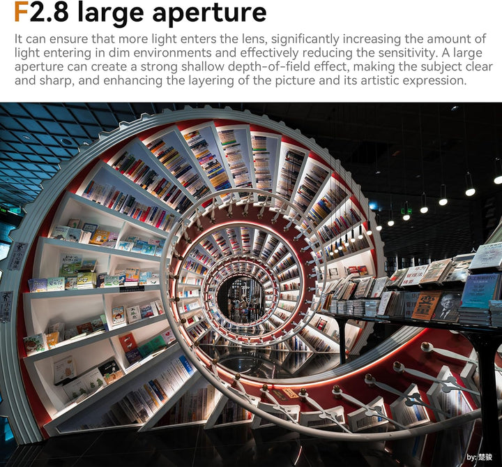 7Artisans 14 mm F2.8 Objektiv für Nikon Z-Mount Objektiv, Weitwinkelobjektiv, Vollformat, 116° Objek