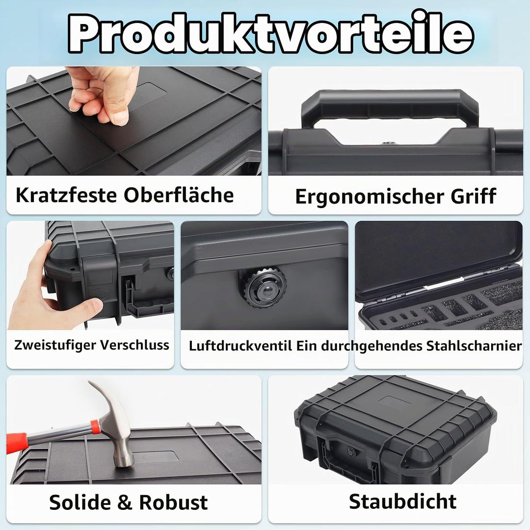 Poweka Wasserdicht Tasche Koffer Kompatibel mit DJI Mini 4 Pro/Mini 3/3 Pro, DJI RC 2/RC/RC-N2/N1 Wa