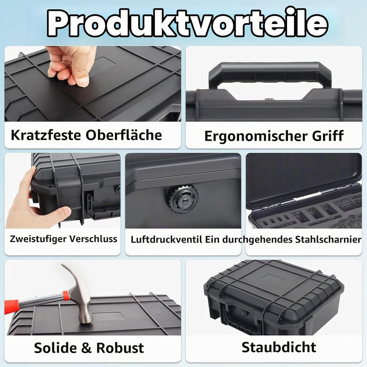Poweka Wasserdicht Tasche Koffer Kompatibel mit DJI Mini 4 Pro/Mini 3/3 Pro, DJI RC 2/RC/RC-N2/N1 Wa
