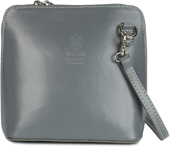 Belli italienische Ledertasche Damen Umhängetasche klein Handtasche Schultertasche Abendtasche in gr