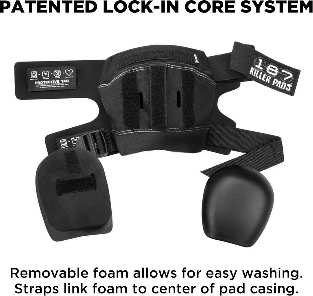 Killer Pads Schutzausrüstung Kneepads Pro Derby L Schwarz, L Schwarz
