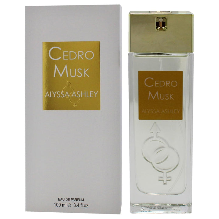 Alyssa Ashley - Cedro Musk Eau de Parfum Spray für Damen und Herren - 100 ml