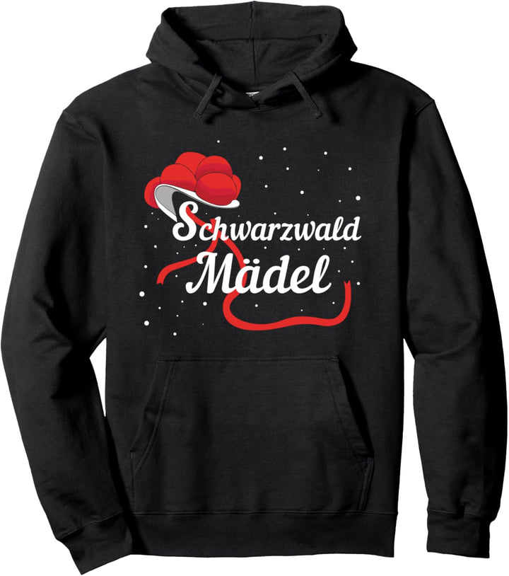 Lustiges Schwarzwald Bollenhut Black Forest Schwarzwaldmädel Pullover Hoodie