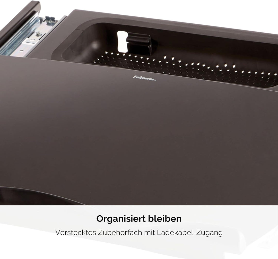 Fellowes Sichtfeld-Konzepthalter Easy Glide, Flexibler 2-in-1 Dokumentenhalter und Schreibunterlage,