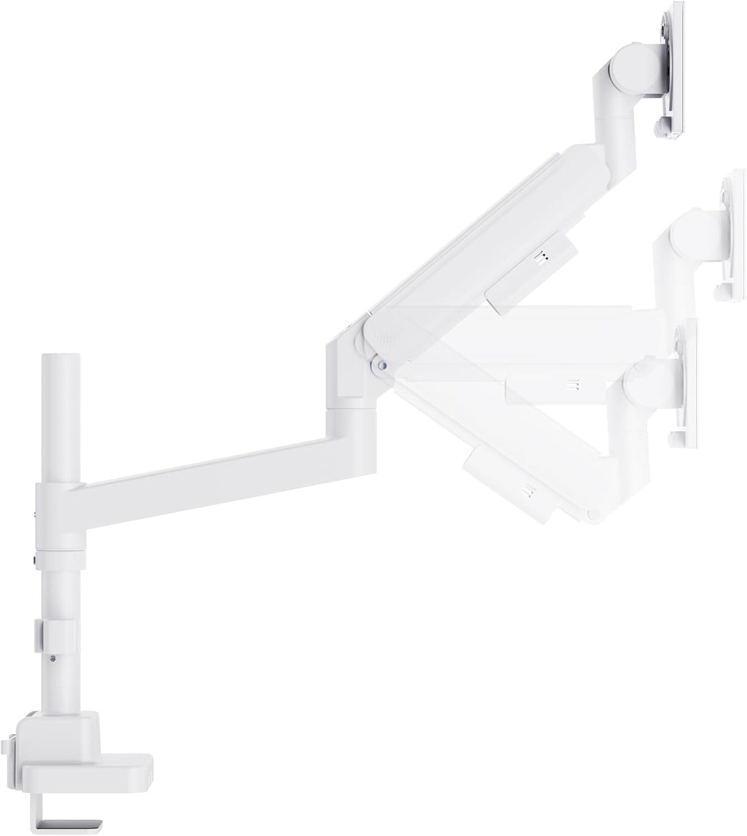 Monitor Halterung Extrastark mit Säule bis 27kg bis 57 Zoll Tragarm mit Gasdruckfeder LED LCD Monito