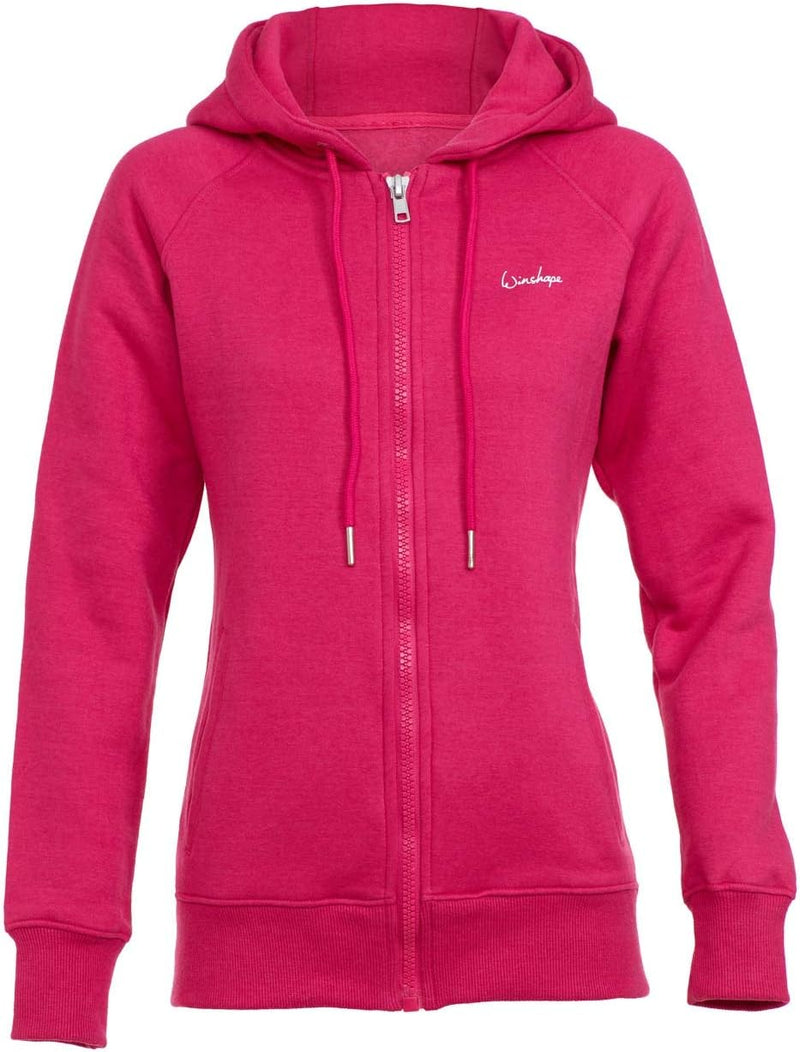 WINSHAPE Damen Kapuzenpullover XS Deep-pink, XS Deep-pink