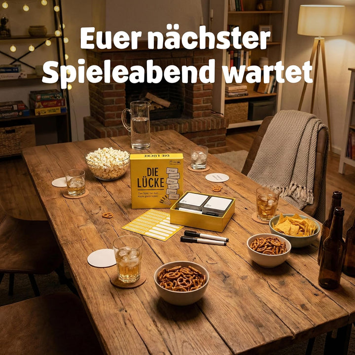 TIPSI Die Lücke – Wer Denkt wie du? | Das Lustige Spiel für Erwachsene mit schwarzem Humor | Gesells