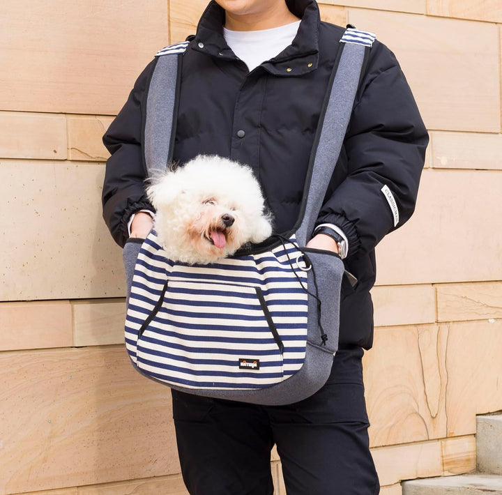 NATUYA Tragetasche für Hunde, Welpen, verstellbare Tragetasche, Reisetasche, Bodenpolster, Haustier-