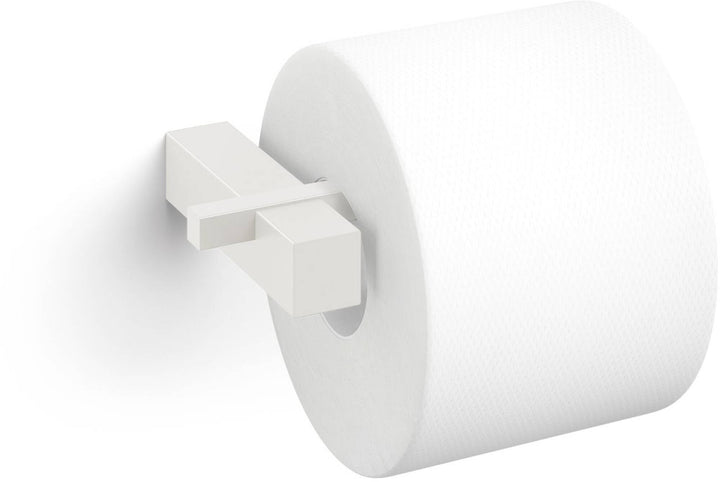 Zack Carvo White Stainless Steel Toilet Roll Holder 40810