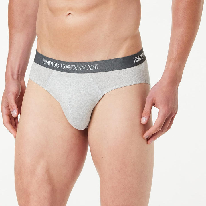 Herren Slip (2er Pack), Marine/Grey Appleng