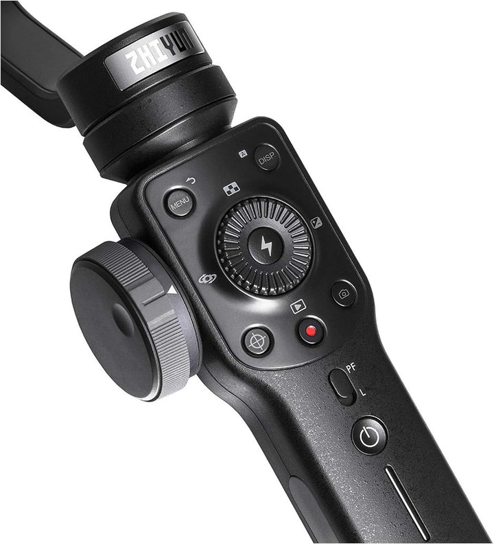 Zhiyun Smooth 4 – 3-Achsen-Handheld-Gimbal-Stabilisator mit Focus Pull und Zoom-Fähigkeit für Smartp
